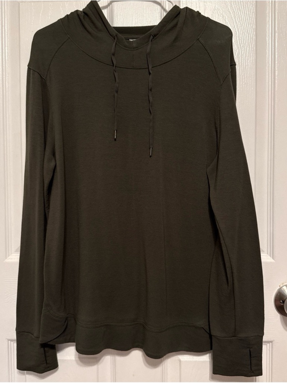 Athletic Works Olive Green Hooded Pullover